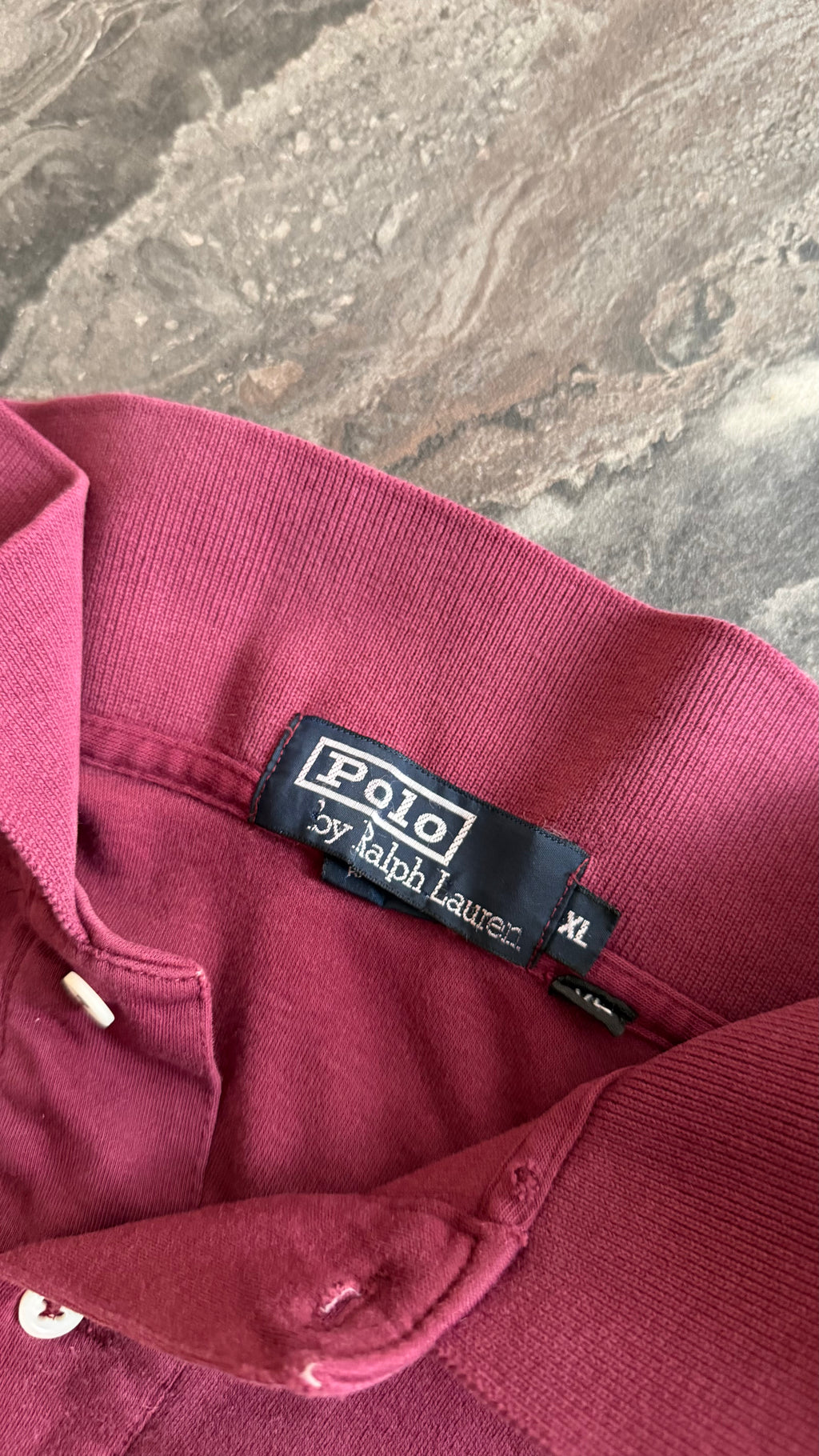 Ralph Lauren burgundy polo - Size XL