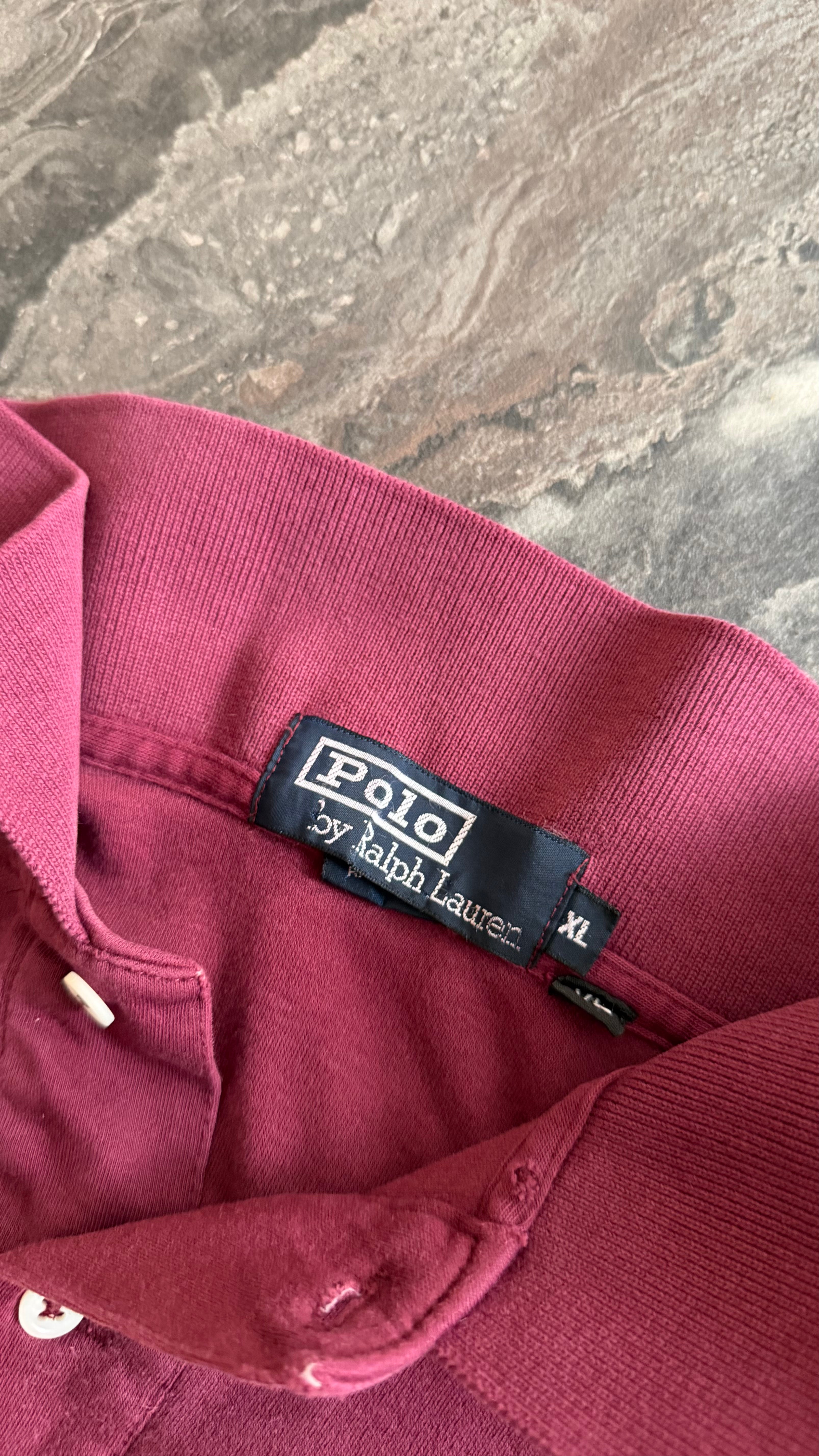 Ralph Lauren burgundy polo - Size XL