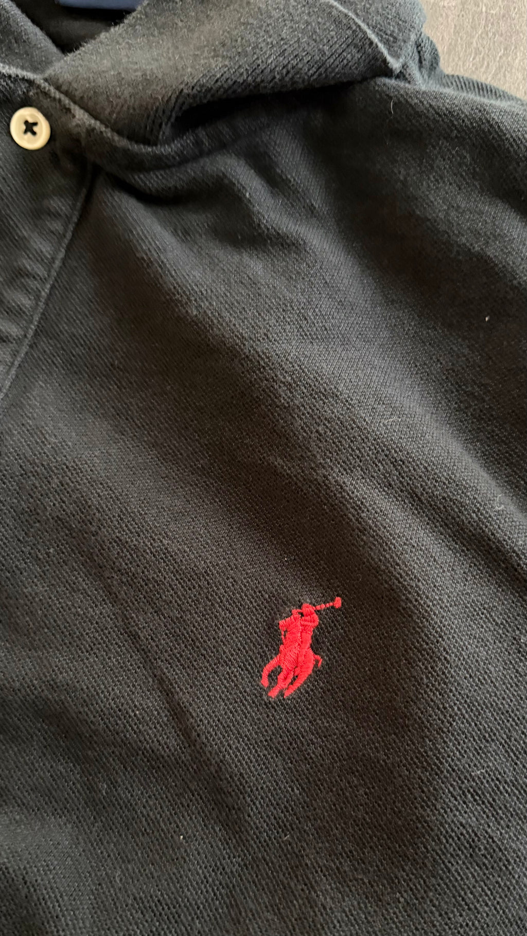 Ralph Lauren black polo - Size S