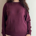 Tommy Hilfiger dark red sweater - Size M