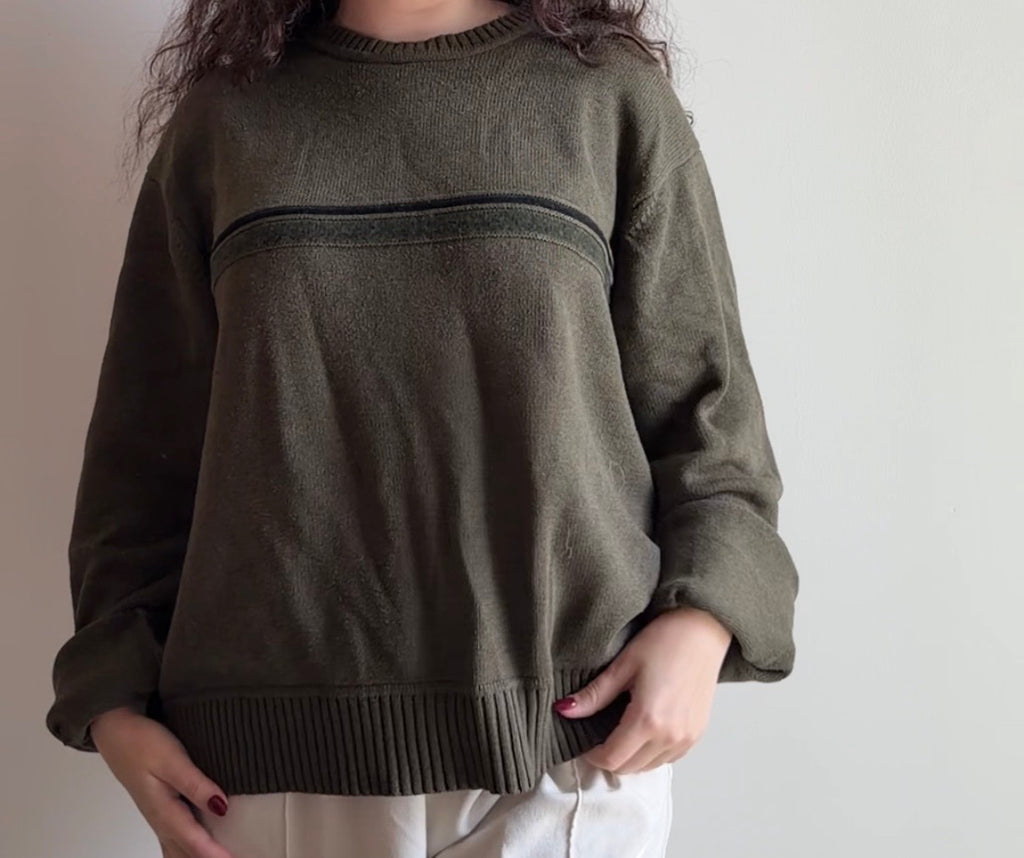 Tommy Hilfiger dark green sweater - Size L