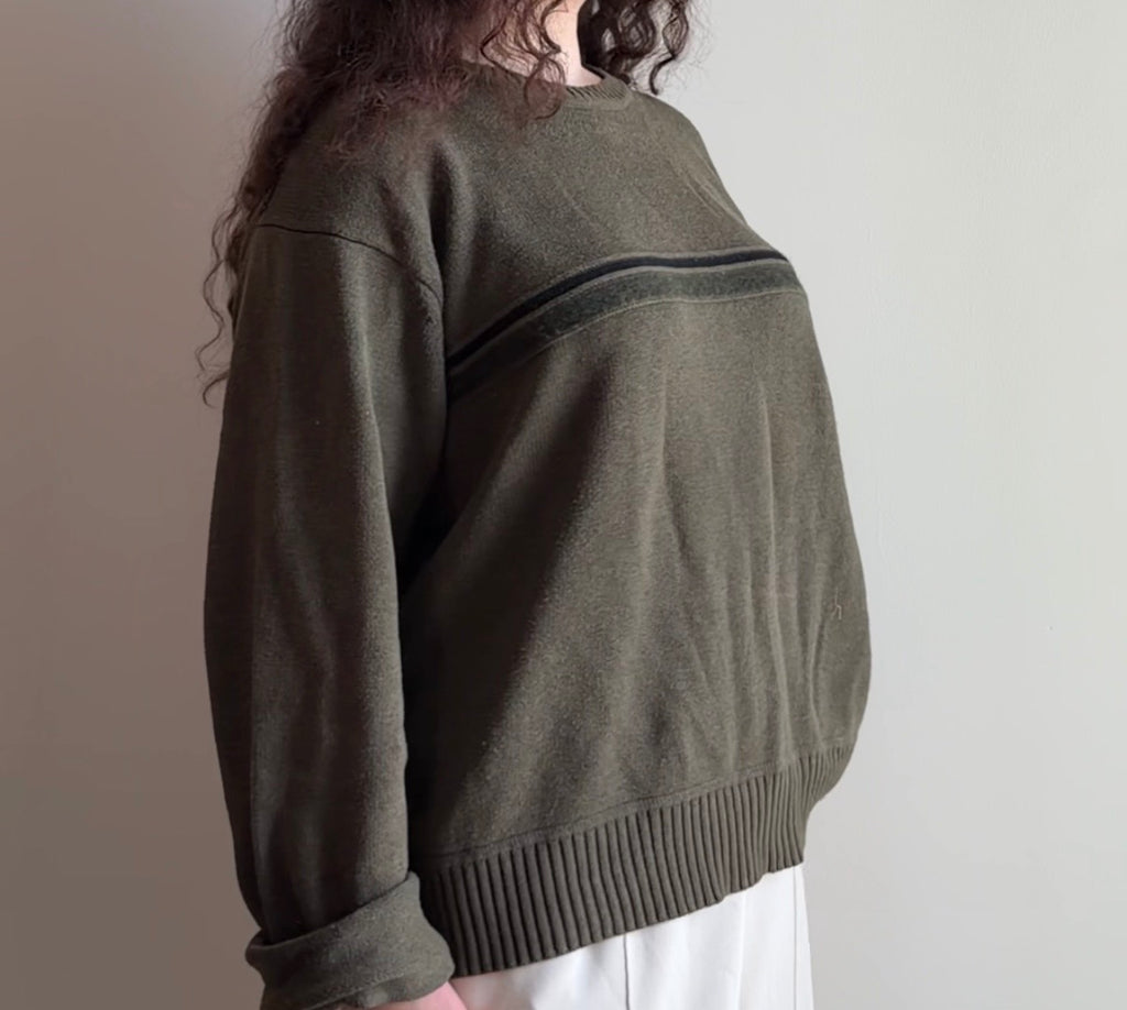 Tommy Hilfiger dark green sweater - Size L