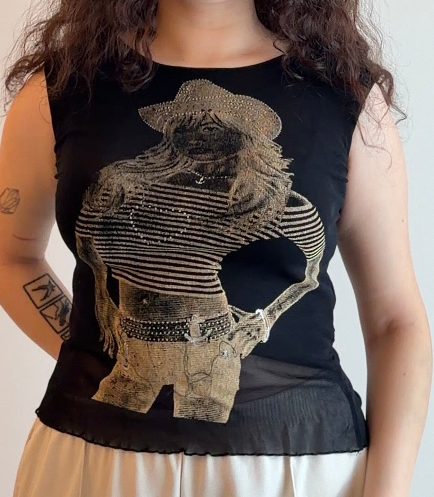 Short sleeve black t-shirt - Size XS