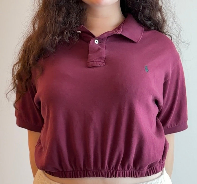 Ralph Lauren burgundy polo - Size XL