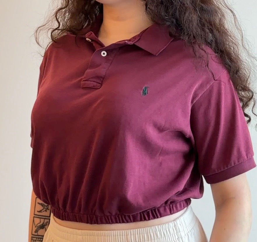 Ralph Lauren burgundy polo - Size XL