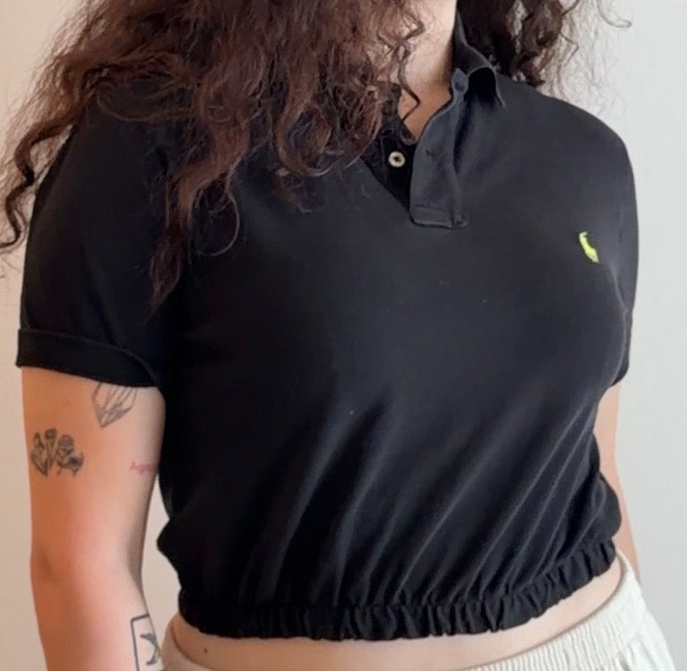 Ralph Lauren black polo - Size M