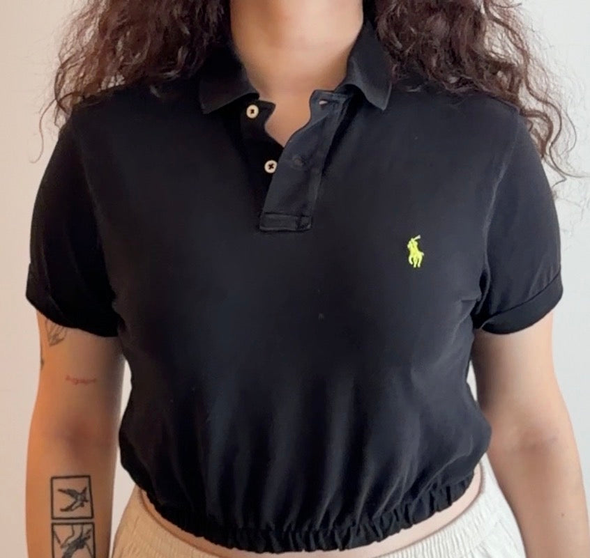 Ralph Lauren black polo - Size M