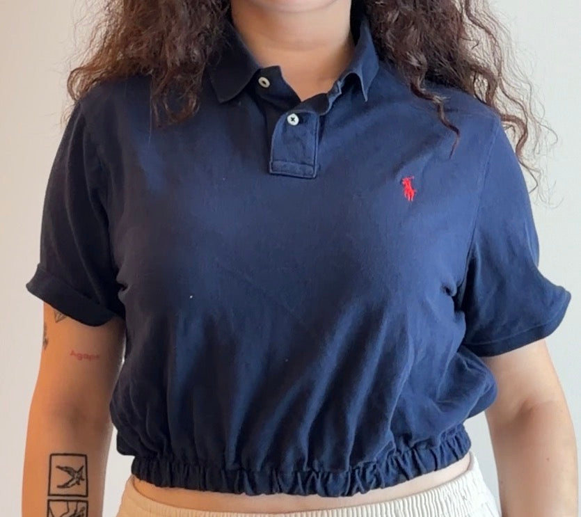 Ralph Lauren dark blue polo - Size XS